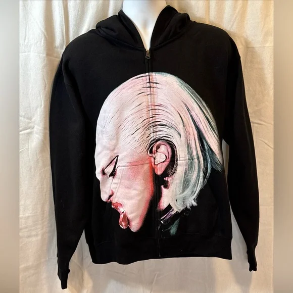 New Lady Gaga: The Chromatica Ball Graphic Zip-Up Hoodie Sz Med Official  Merch - Main Image